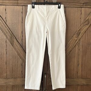 Vince Tapered Causal Ankle Work Dress Pants Off White Size 2 EUC